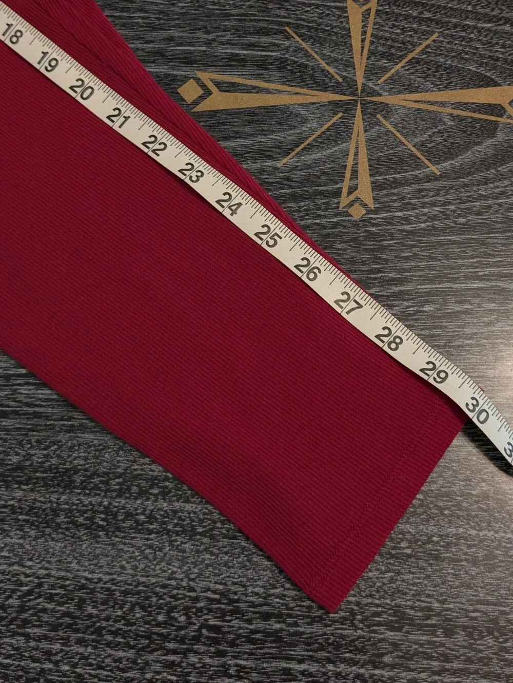 Thirdlove Lounge Ribbed Leggings in Red Large